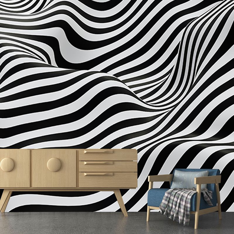Eco-friendly Abstract Murals Contemporary Mildew Resistant Wall Murals for Room