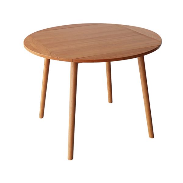 Modern Solid Wood Dining Table Round Standard Dining Table for Kitchen