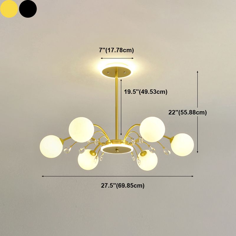 SPERICO SPENDANTE BIFE MODERNO MODERNO LUCI AMPIONI PER LA SOGGIO