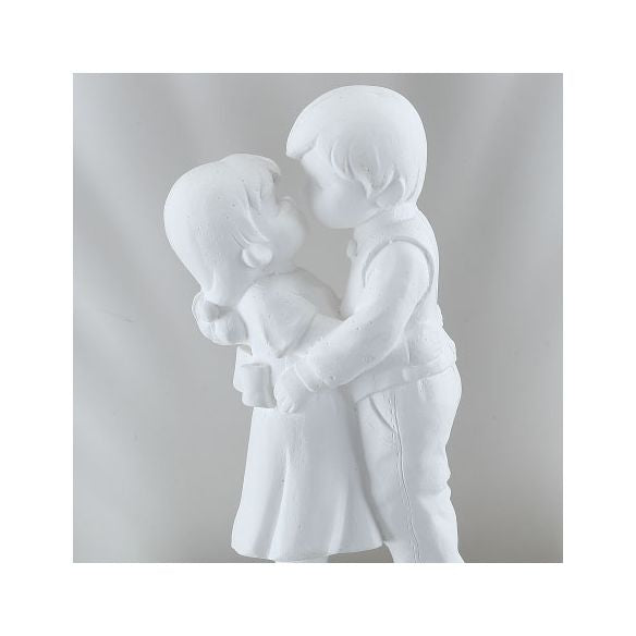 White Couple Wall Light with Shell Romantic
Plaster Sconce Lighting in White for Study Room