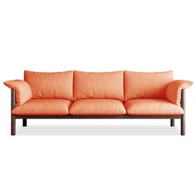 Zeitgenössisches Quadratarm Standard -Sofa mit Stirnkissen für Wohnzimmer, Wohnung