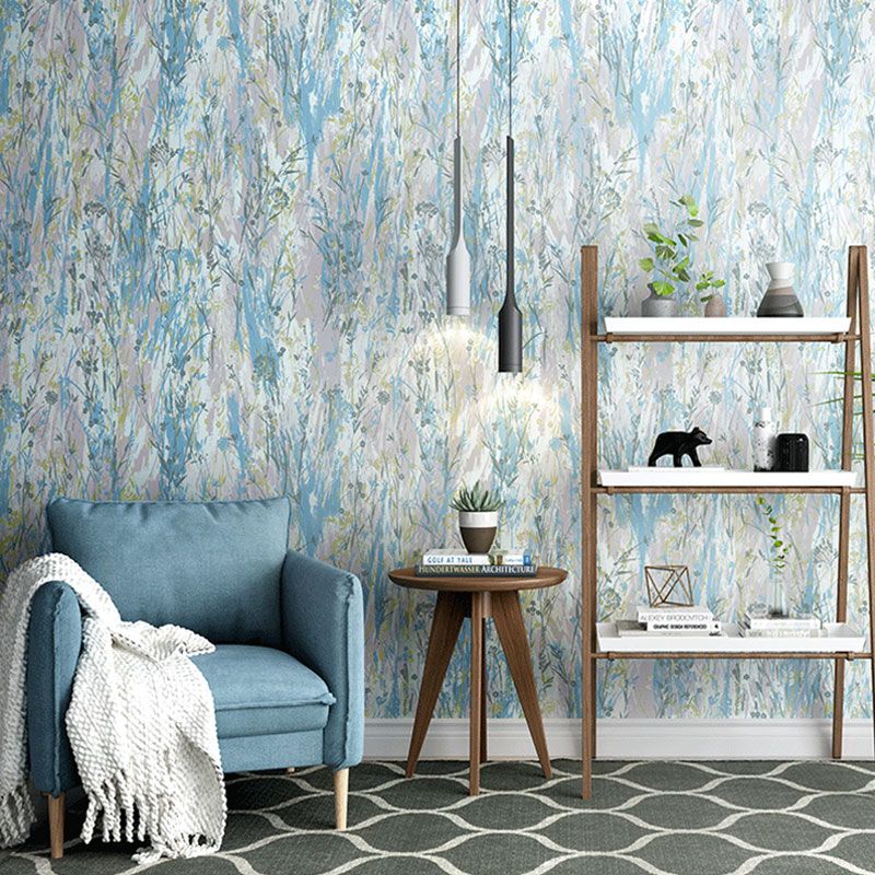 Non-Pasted 33' x 20.5" Wallpaper Nordic Garden Leaf Wall Decor for Accent Wall