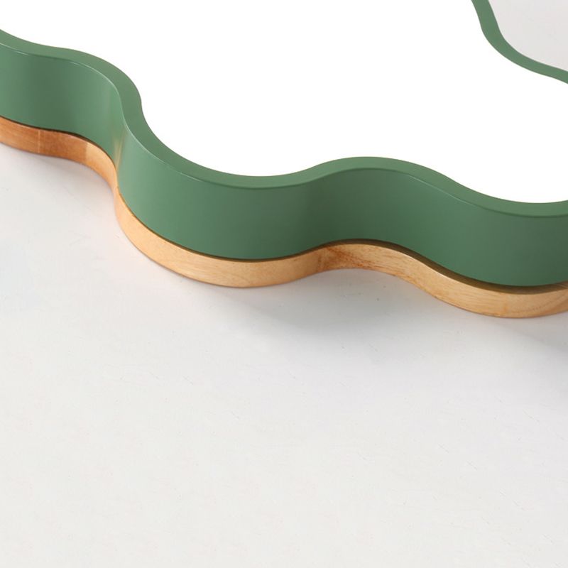 Le nuage en bois LED Ceiling Fixture in Modern Creative Style Acrylique Macaron Flush Mount for Bedroom