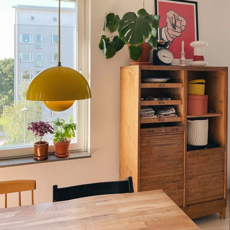 Noordse knopvorm hanglamp licht metaal kleurrijke hangende hanger voor woonkamer