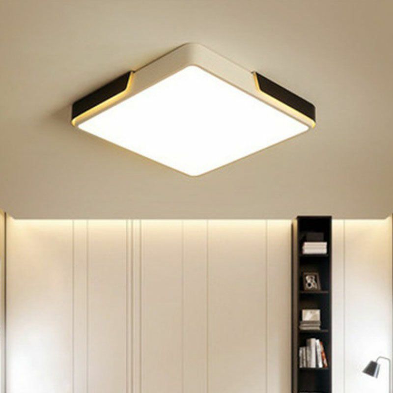 Geometrische acryl inbouwverlichting Minimalistisch wit LED-inbouwarmatuur