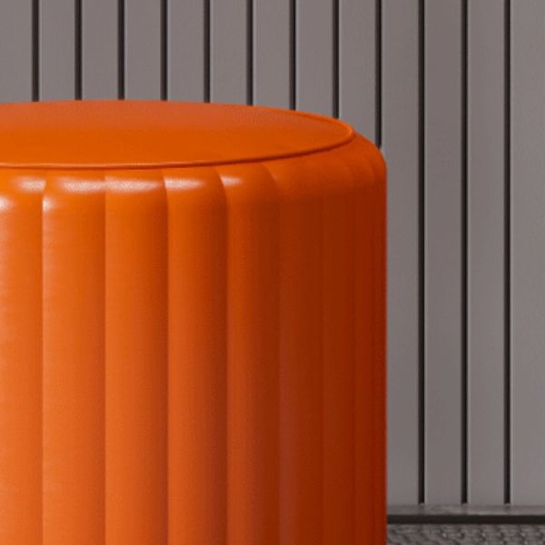 Mid-Century Modern Vanity Faux Leather Makeup Dressing Table with Mirror and Stool Set