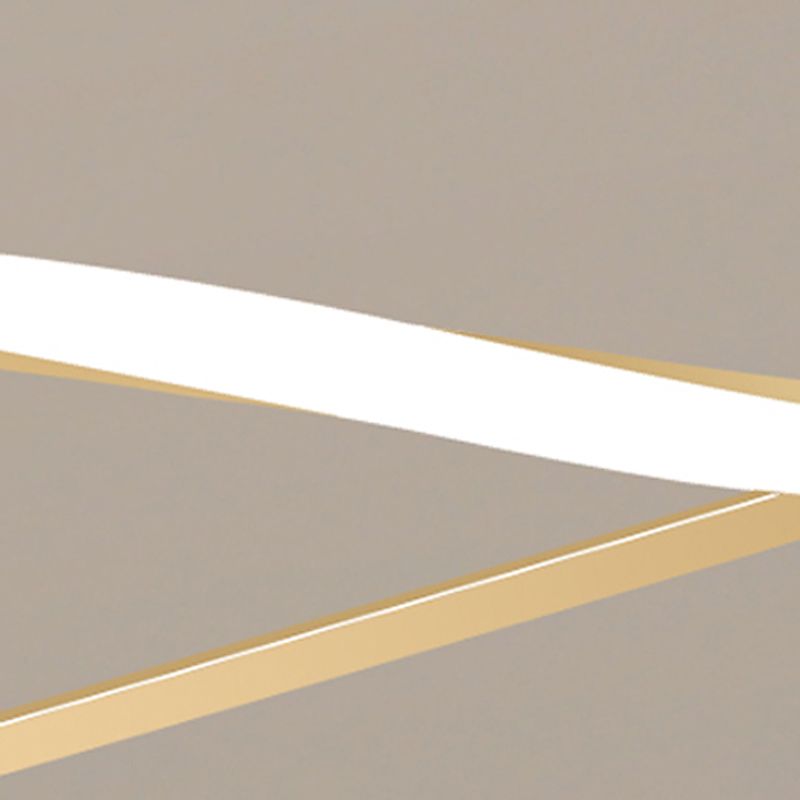 LED Strip Shape Pendant Light Dining Room Kitchen Modern Chandelier Light