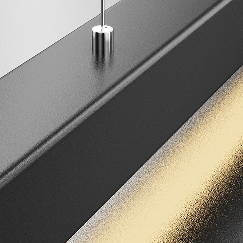 Style de style aluminium Aluminium Géométrie à la luminaire LED PROSDE LED avec ombre acrylique