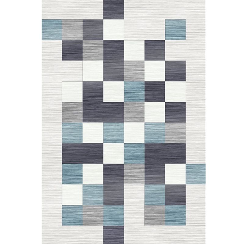 Bruin modern tapijt polyester grafisch tapijt wasbaar tapijt voor woonkamer