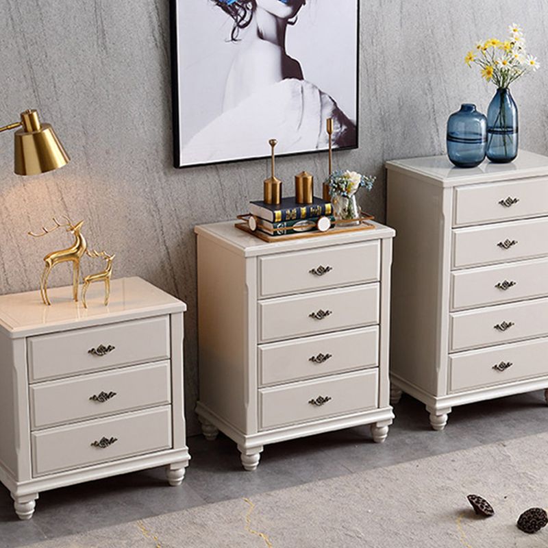 American Traditional Storage Chest Dresser Solid Wood Dresser with 3/4/5 Drawers