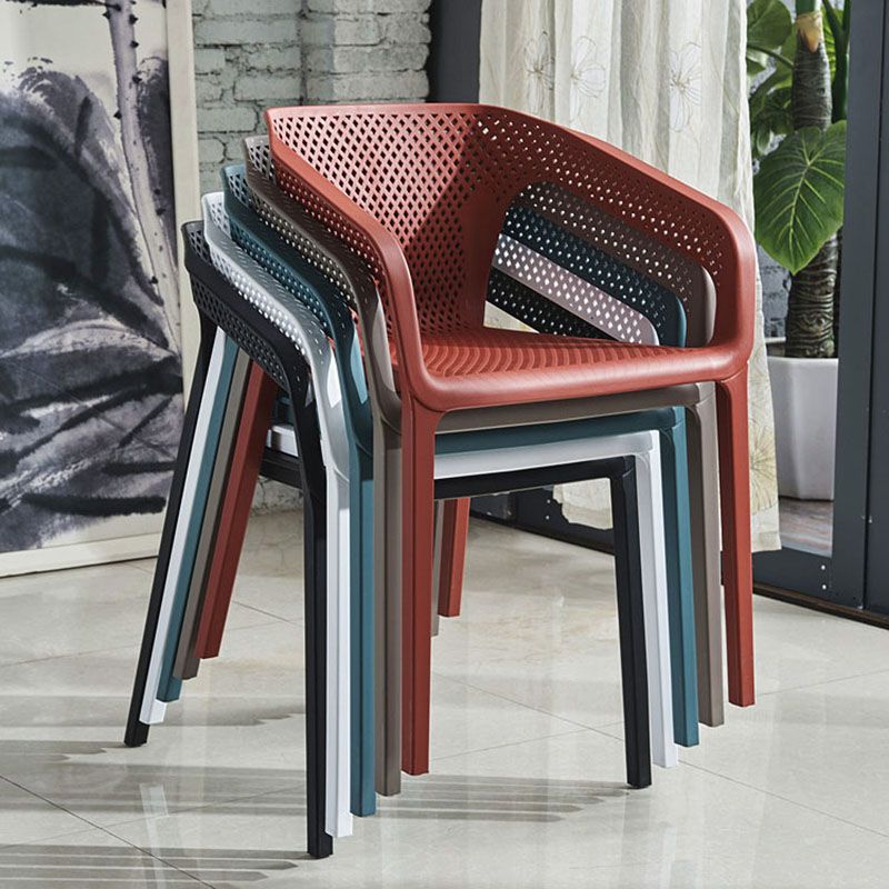 Sillas apilables modernas que cenan el sillón con las piernas plásticas para la cocina