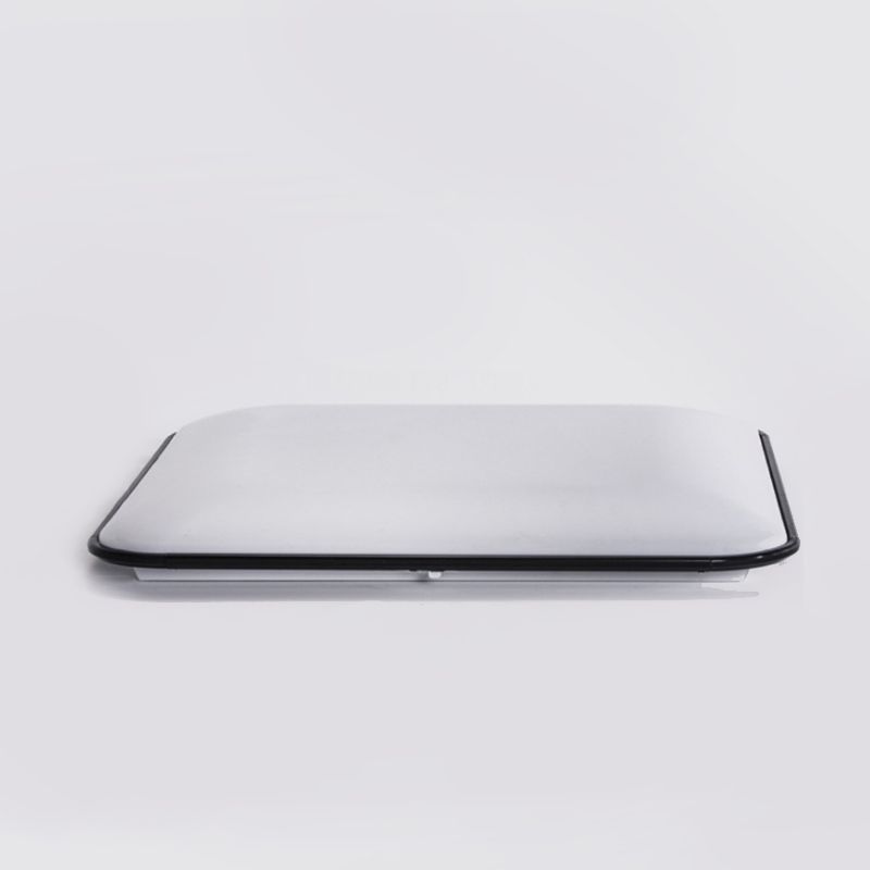 Lámparas de techo empotradas geométricas de aluminio, luz empotrada LED de 1 luz de estilo moderno