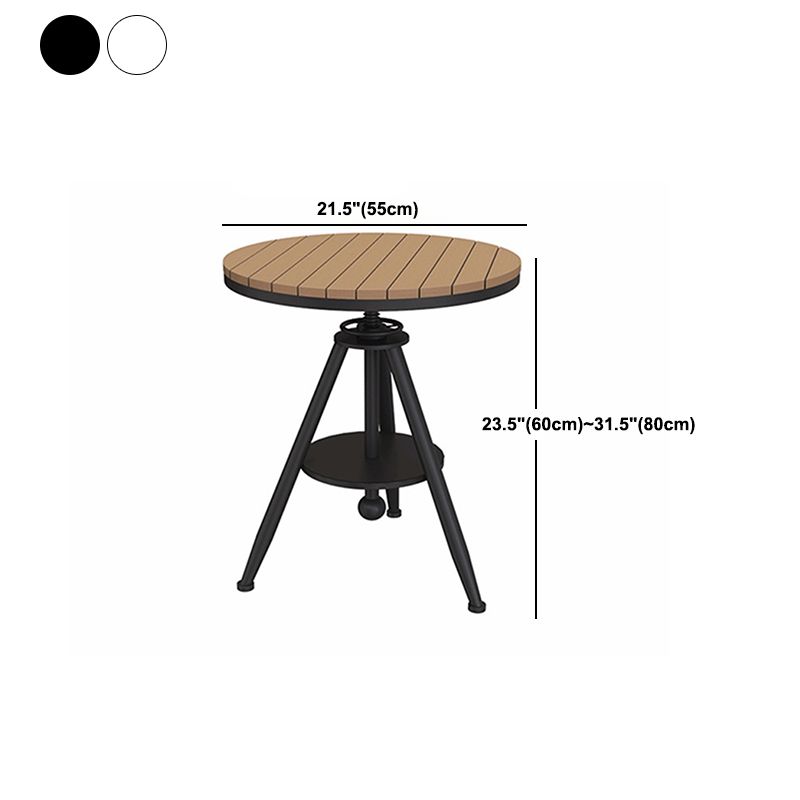 Modern Round Dining Set 1/3/5 Piece Reclaimed Wood Dining Table Set
