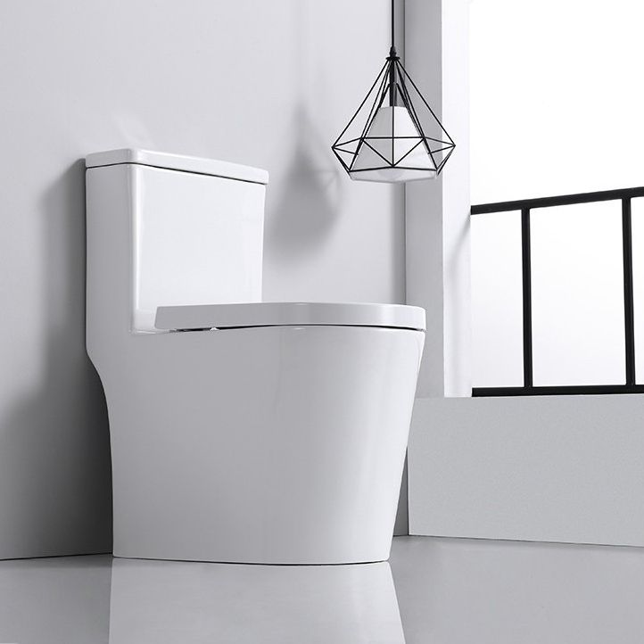 Modern Siphon Jet Toilet Floor Mount Urine Toilet with Toilet Seat