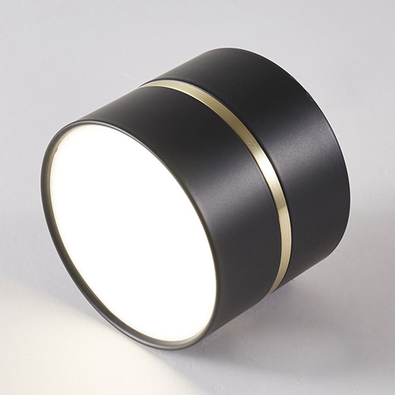 Modern Minimalist Metal Flush Mount Plafond Lamp Cilinder Shape LED Flush Mount Lighting voor slaapkamer