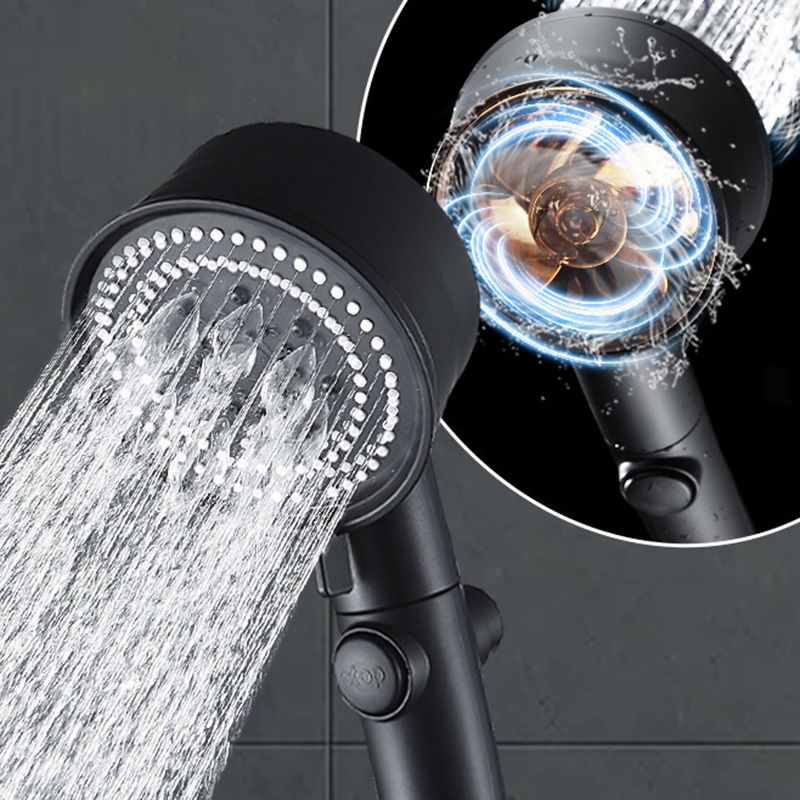 Plastic Handheld Shower Head Bathroom Adjustable Spray Pattern Shower Head