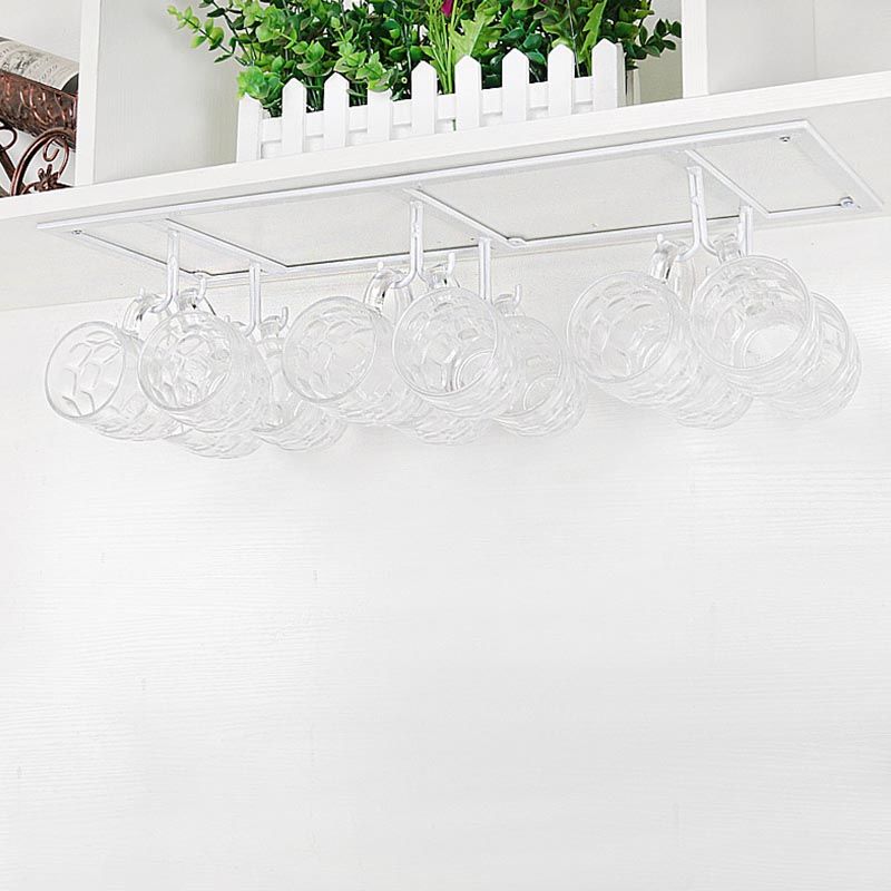 Metal Hanging Glass & Stemware Holder Modern Wine Glass Rack