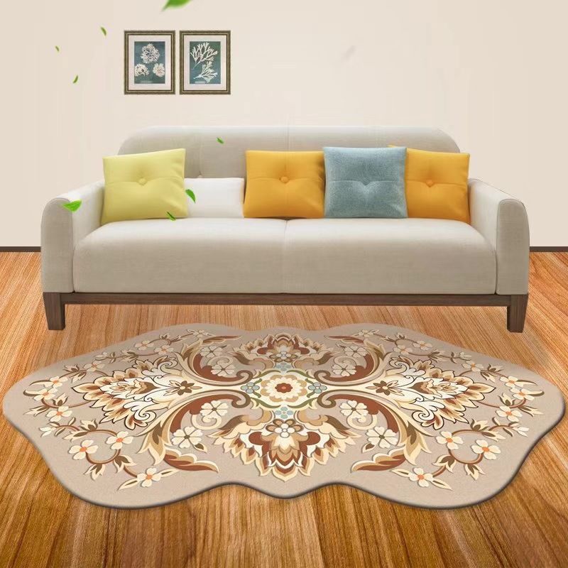 Chinoiserie Home Decoratie Rug Novely Ethnic Print Indoor Tapijt Polyester Wasbaar gebied Rug
