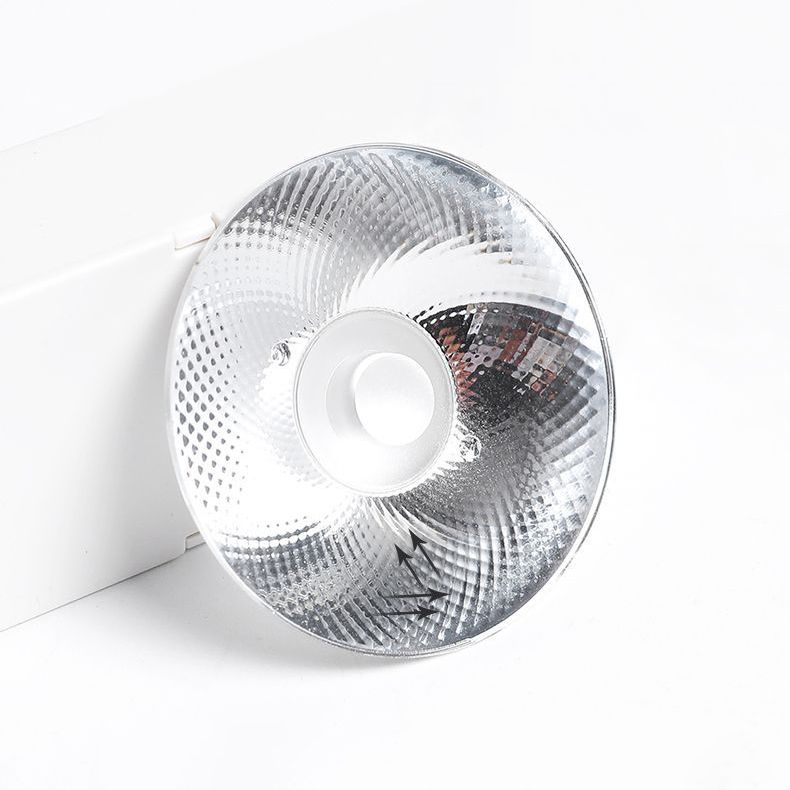 Cilindervormige LED-plafondlamp modern aluminium 1-lichts inbouw voor studeerkamer