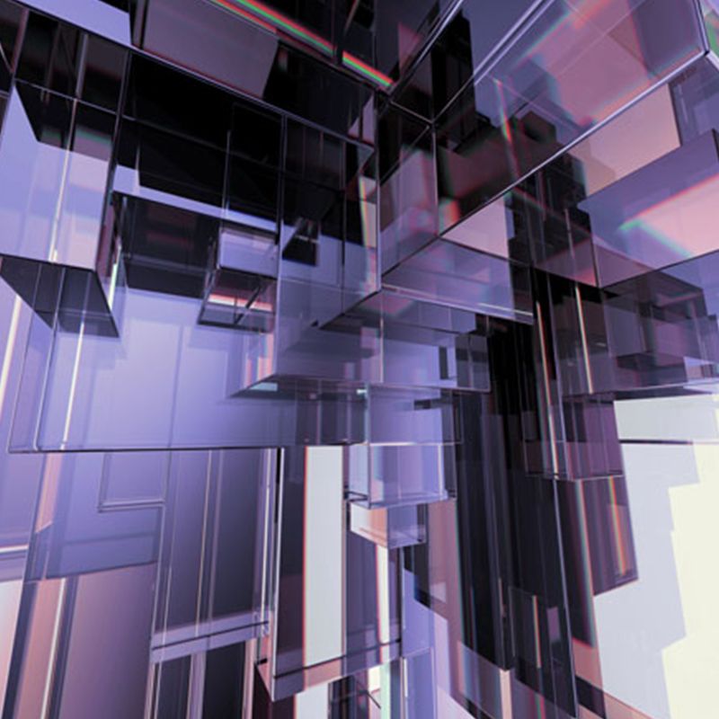 Moisture Resistant Geometric Mural Decal Non-Woven Contemporary Wall Art for Bedroom