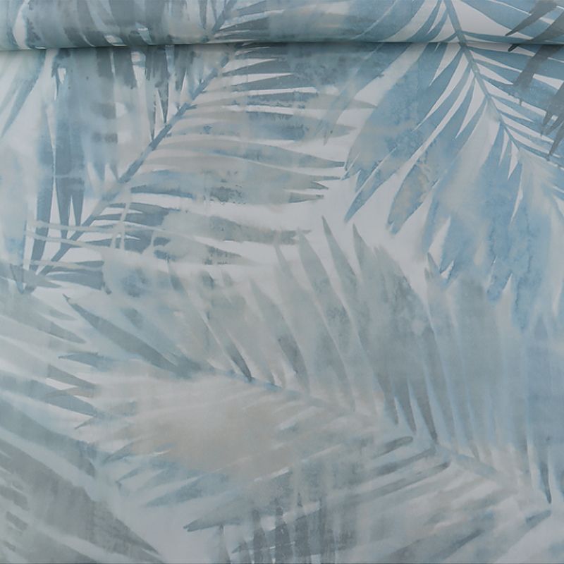 Light-Color Foliage Wallpaper Roll Plants Nordic Moisture Resistant Wall Art for Living Room