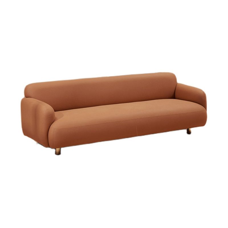 Modernism Metal Legs Rolled Arm Sofa Standard Cushions Sofa for Living Room
