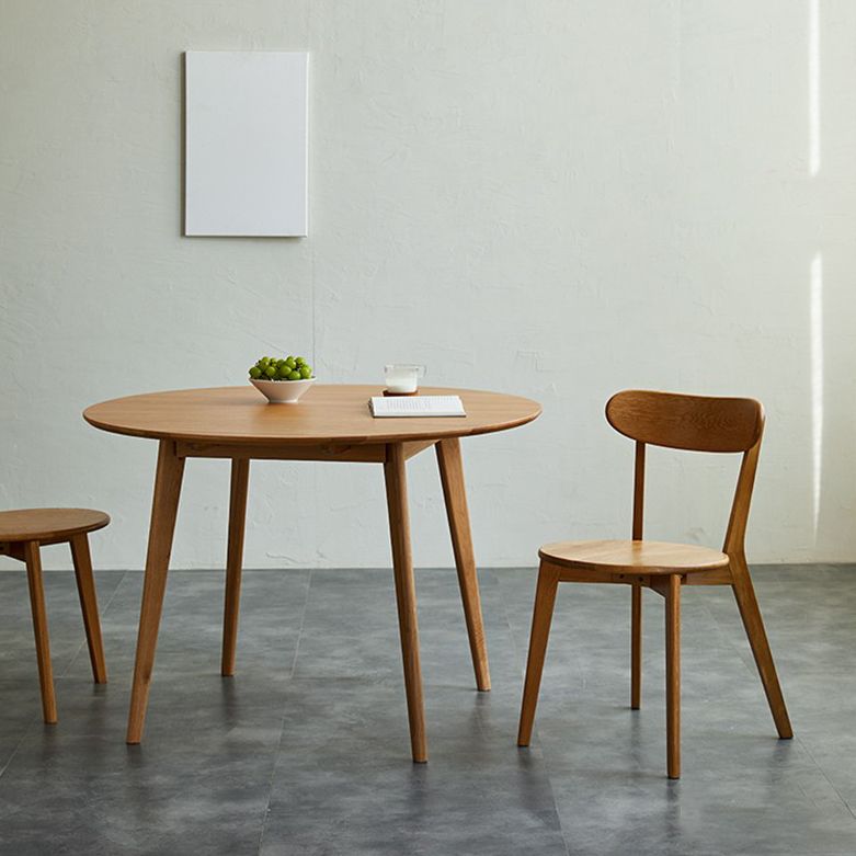 Dining Room Dinner Kitchen Table Round Solid Wood Dining Table