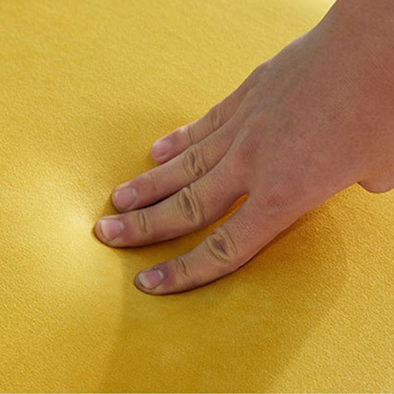 Modern Velvet Target Pouf Plain Square with Storage Stain Resistant Storage Ottoman