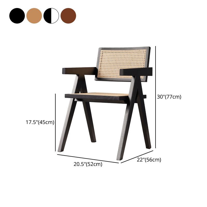 Modern Kitchen Side Dining Chairs Oak Wood Side Chairs for Home
