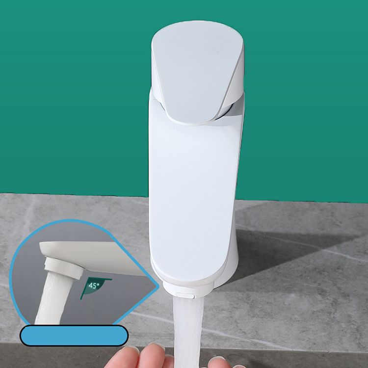 Circular Vessel Faucet Lever Handle Stainless Steel Bathroom Faucet with Water Hose