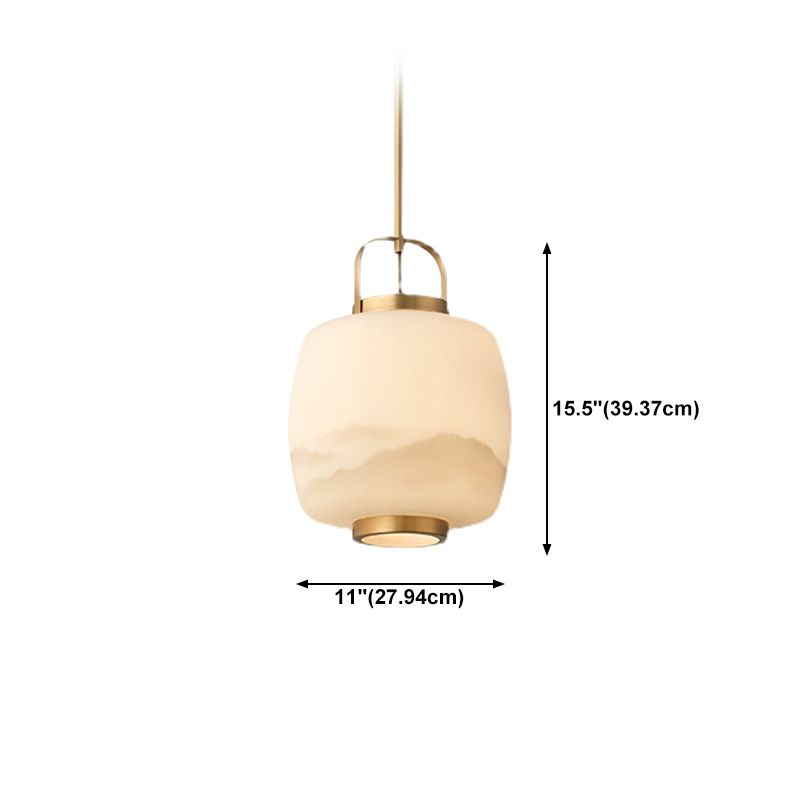 Assayeur d'éclairage pendentif en verre blanc léger en verre blanc clair pour salle à manger