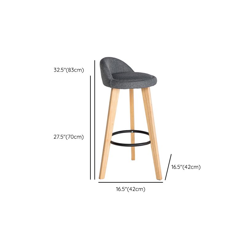 1/3 Pieces Modern Style Solid Wood Round Pub Table with High Stools