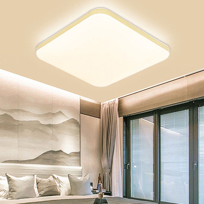 Geometrie Vorm LED-plafondlamp Modern acryl 1-lichts inbouw voor woonkamer