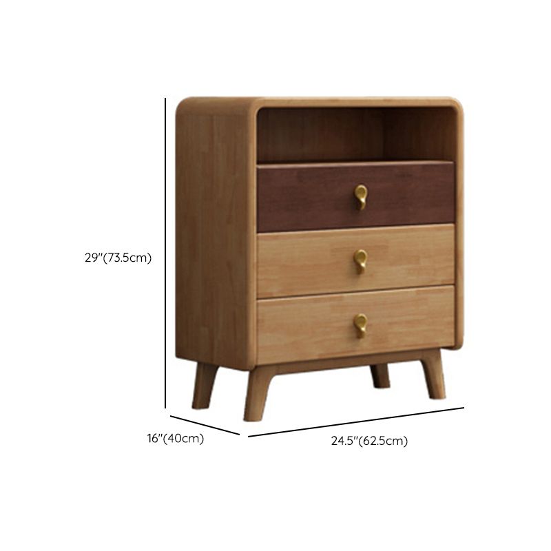 Modern & Contemporary Chest Rubberwood with Drawer Rectangle Accent Chest