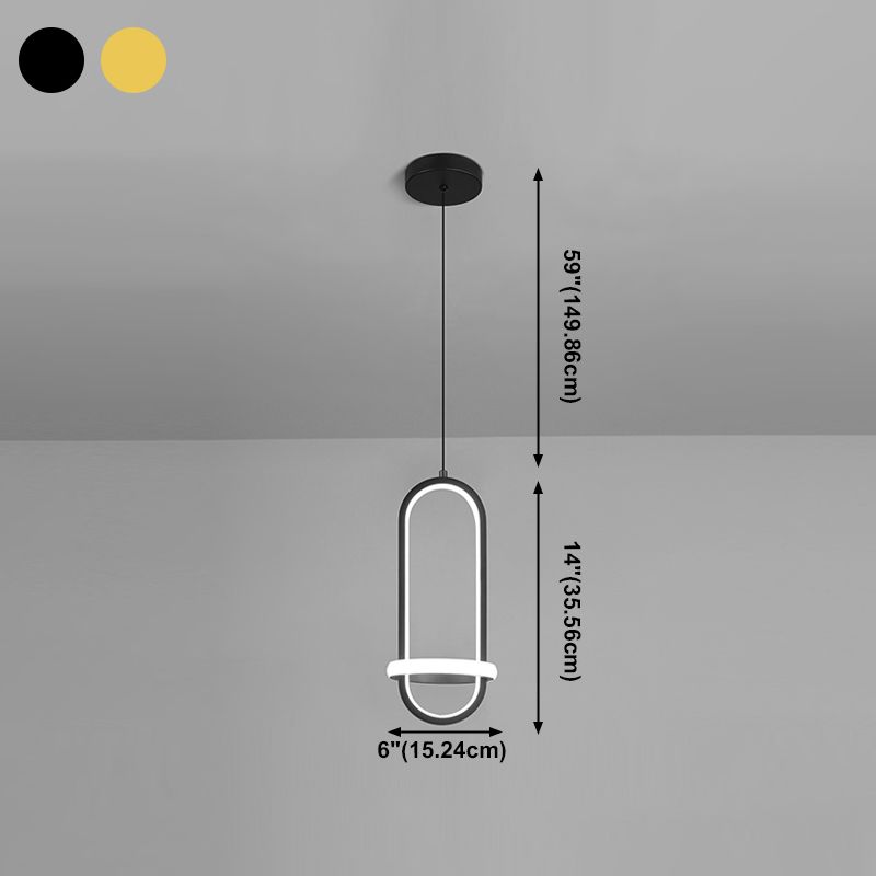 Ombra silicone leggera a pendente a led Luci sospese moderne per soggiorno sala da pranzo