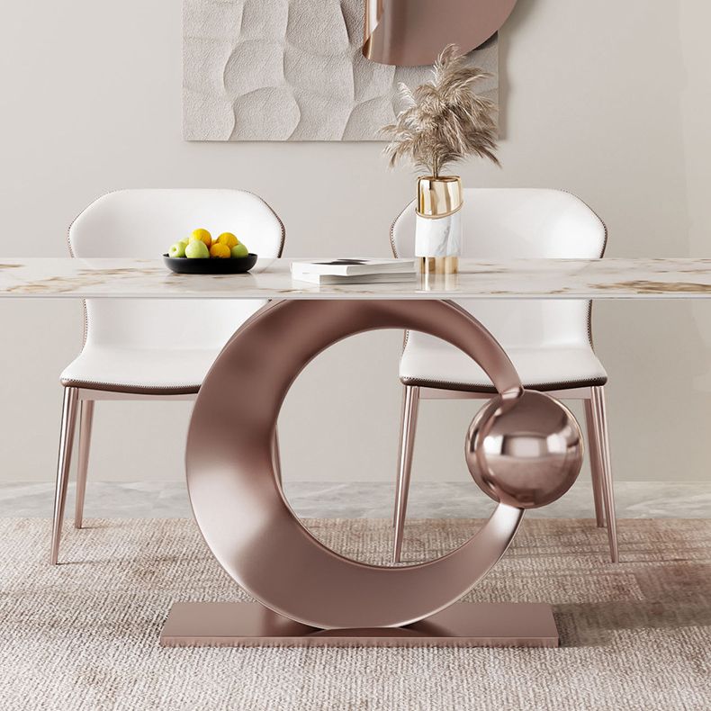 Modern Style Sintered Stone Dining Table Set 1/4/5/7/9 Pieces Dining Set for Home Use