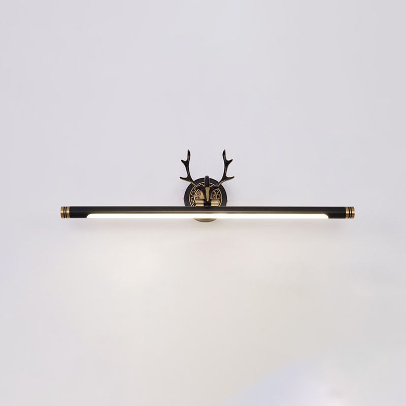 Metal Vanity Light Mid Century Modern Wall Mount Light LED Mirror Front Light