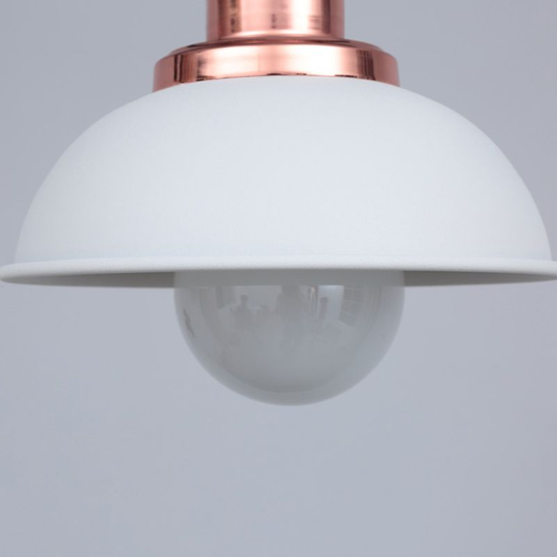 Cucina cucina isola lampada metallizzata a 3 luci in stile industriale Isola appesa Luce in nero/bianco