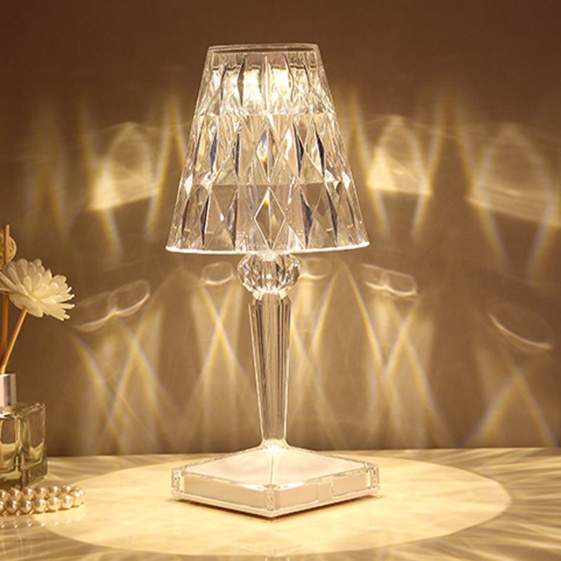 Geometrie vorm tafellamp moderne stijl metaal met één lichttafel licht