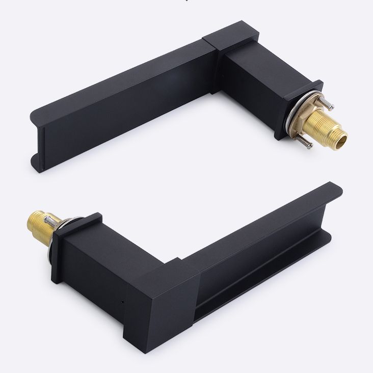Deck Mounted Bathroom Faucet Modern Style Copper Bathroom Faucet
