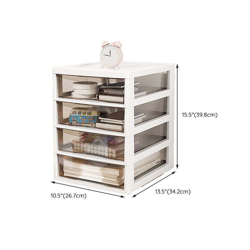 Modern Plastic Drawers File Cabinet Storage Filing Cabinet for Office