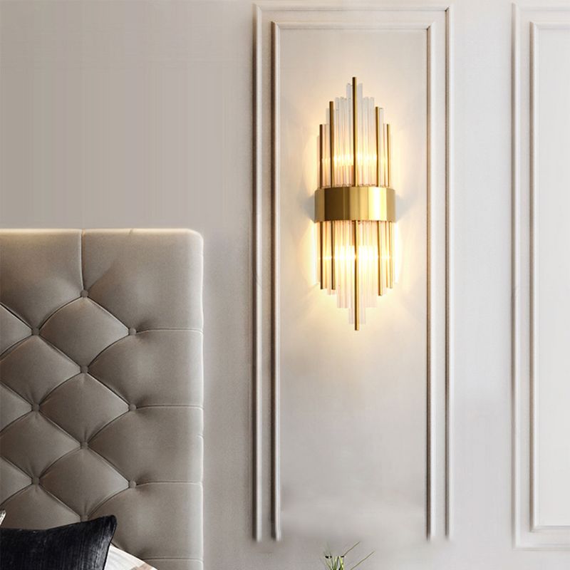 Lampade montate a parete cilindri moderne semplicità luci montate a parete per cristallo per soggiorno