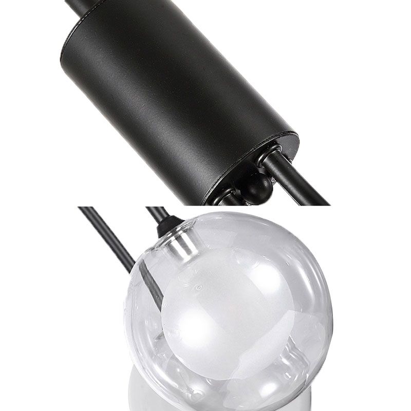 Chandelier de raisin noir suspendu 16 lumières