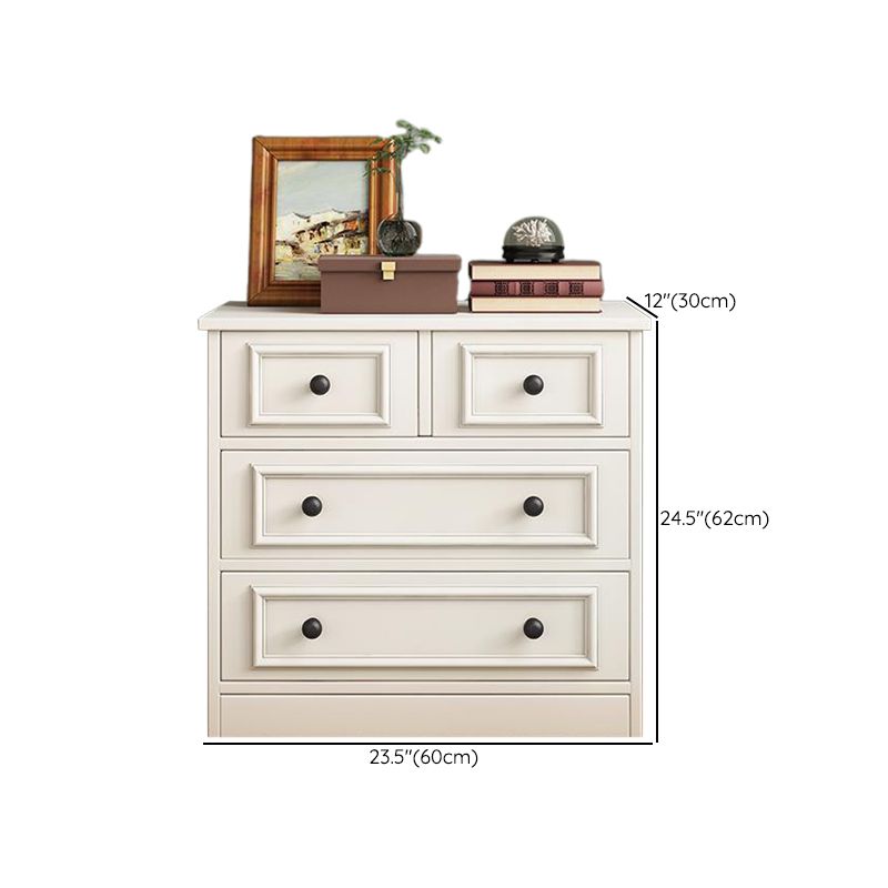 American Traditional Vertical Lingerie Chest Wood Storage Chest for Bedroom