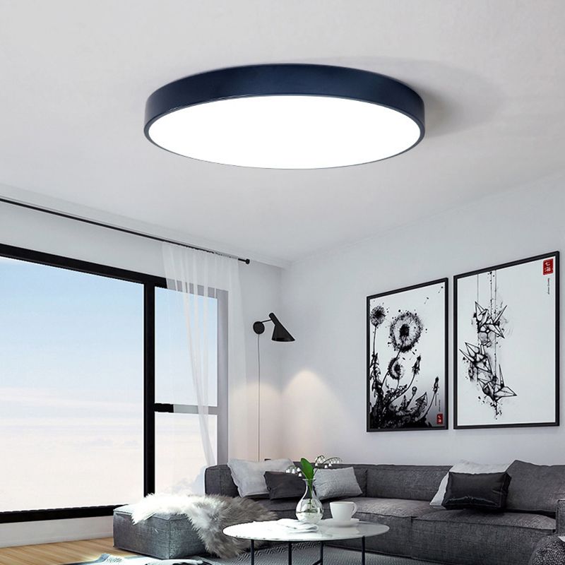 Luminaires encastrés géométriques de style moderne Éclairage de plafond encastré en acrylique à 1 lumière