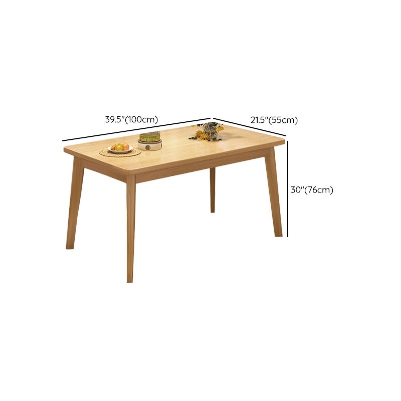 Modern 1/3/5 Pieces Dining Room Table Rectangle Wood Furniture for Home