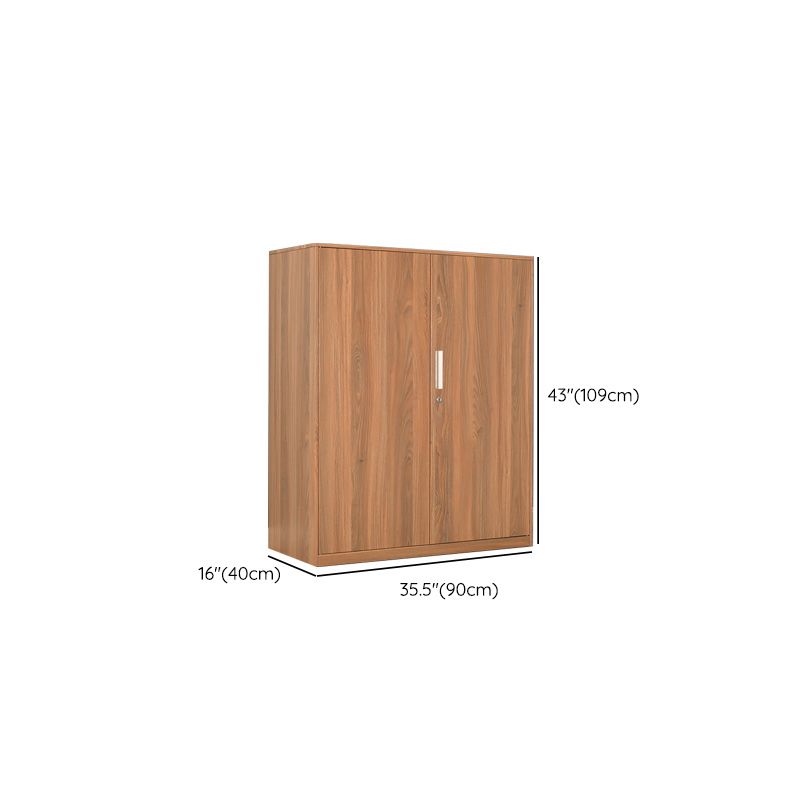 Industrial File Cabinet Adjustable Storage Shelves Wood Fireproof Cabinet