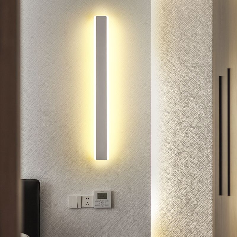 Wall Sconce Lighting Simple Style LED Metal Wall Mounted Light for Bedroom