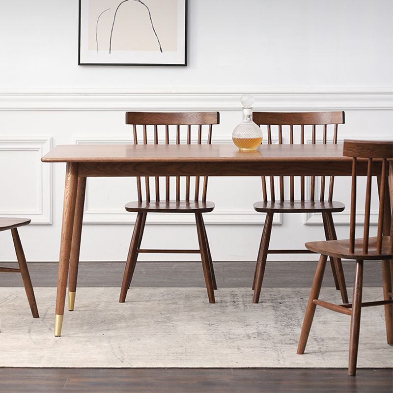 Modern Style Solid Wood Dining Sets with Rectangle Table Dining Furniture for Dining Room