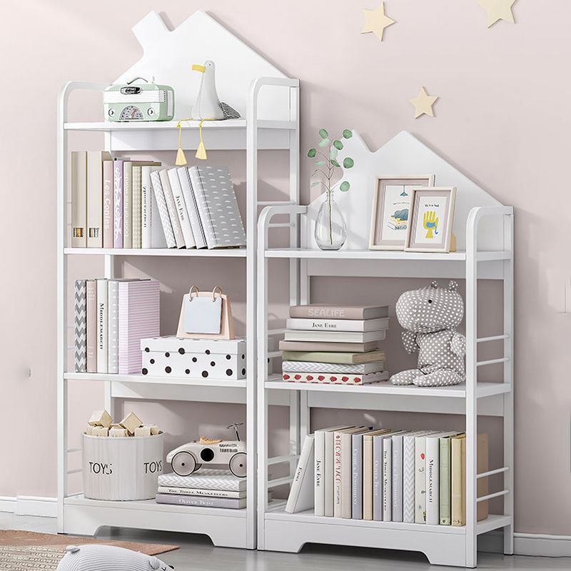 Scandinavian Metal Open Back Bookcase 9.4" Wide Home Bookshelf